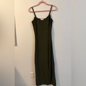 Allrow Olive Green Knit Top